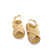 Sandália Confort Cruzada - Amarelo Candy - Tamanho 17 - calça de 2 a 4 meses aproximadamente - Imagem 1