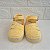 Sapatinho Boneca Vazado - cor Amarelo Candy - Tamanho 19 - calça de 8 a 10 meses aproximadamente - Imagem 1