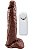 Pênis Bem Dotado com Vibrador Jeffão Black 26 x 5,5CM - Imagem 1