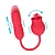 Vibrador em Formato de Flor com Linguinha e Penetrador Vai e Vem - 8 Velocidades - Imagem 2
