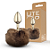 Plug Anal Lite Pequeno em Metal Dourado com Rabo Pompom - Imagem 1