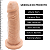 Pênis de Silicone Realístico Charles - 16 x 5cm - Imagem 2