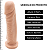Pênis de Silicone Realístico Jorge - 17,5 x 5cm - Imagem 2