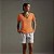 Camiseta Gola V de Algodão Egípcio Cor Laranja - Imagem 4