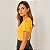 Camiseta Gola V de Algodão Egípcio Cor Amarelo Mostarda Merci - Imagem 2