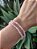 Pulseira  de QUARTZO ROSA bolinha 4mm - Amor, Relacionamento, Perdão - Imagem 1