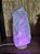 Luminária de Quartzo Rosa com luzes/cores Cromoterapia - Imagem 5