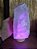 Luminária de Quartzo Rosa com luzes/cores Cromoterapia - Imagem 1