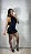 VESTIDO  BRUNA COSTAS ABERTA PRETO - Imagem 1