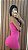 VESTIDO TUBINHO ROSA BARBIE - Imagem 2
