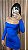VESTIDO CIGANINHA AZUL - Imagem 3