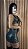 CONJUNTO TOP ALE E SAIA SLIM PAETE PRATA ESCURO - Imagem 3