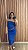 VESTIDO LETICIA MIDI AZUL - Imagem 5