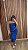 VESTIDO LETICIA MIDI AZUL - Imagem 4