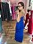 VESTIDO SLIM LONGO AZUL - Imagem 5