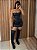Conjunto couro preto Saia + Corset - Imagem 1