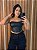 Corset couro preto - Imagem 1