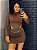 Conjunto Body Cavado + Saia Slim - Imagem 1
