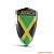 Adesivo Resinado Países Universal Emblema Cromado Jamaica - Imagem 3