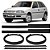 Kit Friso Do Teto + Pingadeira de Borracha Gol G3 G4 4 Portas Par - Imagem 2