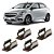 Kit 4 Suporte Grampo Presilha Trilho Teto Onix Prisma Cobalt - Imagem 1