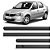 Friso Lateral Borrachão Renault Logan 2008 Até 2014 Cinza - Imagem 1