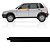 Pestana Interna Dianteira Lado Esquerdo Fiat Uno 4 Portas - Imagem 1