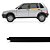 Pestana Externa Traseira Lado Direito Fiat Uno 4 Portas - Imagem 1