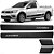 Friso Lateral Borrachão Vw Saveiro 2011 Até 2022 - Cabine Simples Com Logo - Imagem 1
