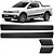 Friso Lateral Borrachão Vw Saveiro Cross 2011 Até 2022 - Cabine Estendida e Simples Com Escrita - Imagem 1