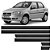 Friso Lateral Borrachão Fiat Palio e Siena El Elx 4 Portas 2008 Até 2015 - Imagem 1