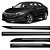 Friso Lateral Borrachão Honda Civic 2016 Até 2021 Preto e Cromado G10 - Imagem 1