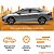 Friso Lateral Borrachão Honda Civic 2016 Até 2021 Preto e Cromado G10 - Imagem 6