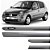 Friso Lateral Borrachão Renault Clio 2 Portas 2000 Até 2016 - Prata Etolle - Imagem 1