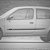 Friso Lateral Borrachão Renault Clio 2 Portas 2000 Até 2016 - Prata Etolle - Imagem 5