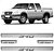 Jogo Soleira Resinada Chevrolet S10 1995 Até 2011 - Imagem 1