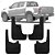 Kit Para Barro Lameiro Chevrolet S10 Dianteiro e Traseiro 2012 Até 2023 - Imagem 1