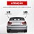 Friso Lateral New Honda HR-V 2022 em diante Prata Platinum - Imagem 6