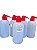 Frasco Lavador (Pisseta) Dispensador Almotolia Tampa Vermelha 500ML - GENE - Imagem 2