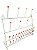 Suporte Escorredor para Vidrarias 32 Peças 300X400MM - LABORGLAS - Imagem 3