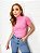 Tees Malu Canelado Rosa - Imagem 1