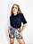 Short Jeans Metalizado Preto - Imagem 1