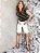 Tees Karla Preta Com Listra Branca - Imagem 3