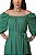 Vestido Midi Linho Verde - Imagem 5