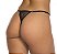 Calcinha Tanga Paetê Sexy - Preta - Imagem 2
