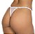 Calcinha Tanga Paetê Sexy - Branca - Imagem 2