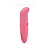 Vibrador Ponto G Curvado Aveludado Rosa Sexy Import - Imagem 1