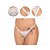 Calcinha Tanga Fio Dental Striper - Branca - Imagem 1