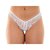 Calcinha Tanga Fio Dental Erótika - Branca - Imagem 1