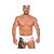 Cueca Slip Jockstrap Cirré - Branco Pimenta Sexy - Imagem 1